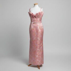 Markarian pink damask Rita dress, size S